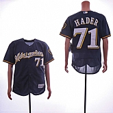 Brewers 71 Josh Hader Navy Flexbase Jersey Dzhi,baseball caps,new era cap wholesale,wholesale hats